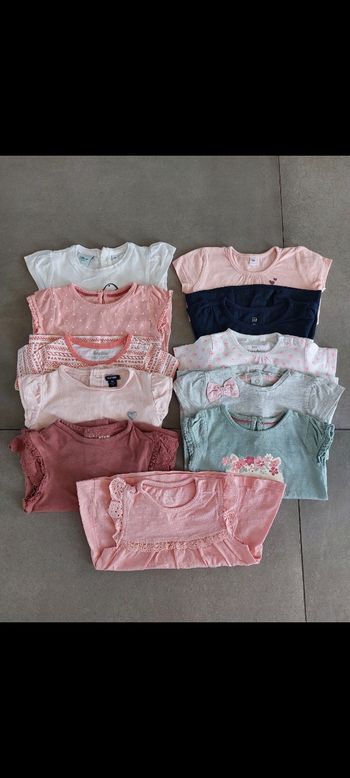 Tee-shirt bebe fille 9 mois