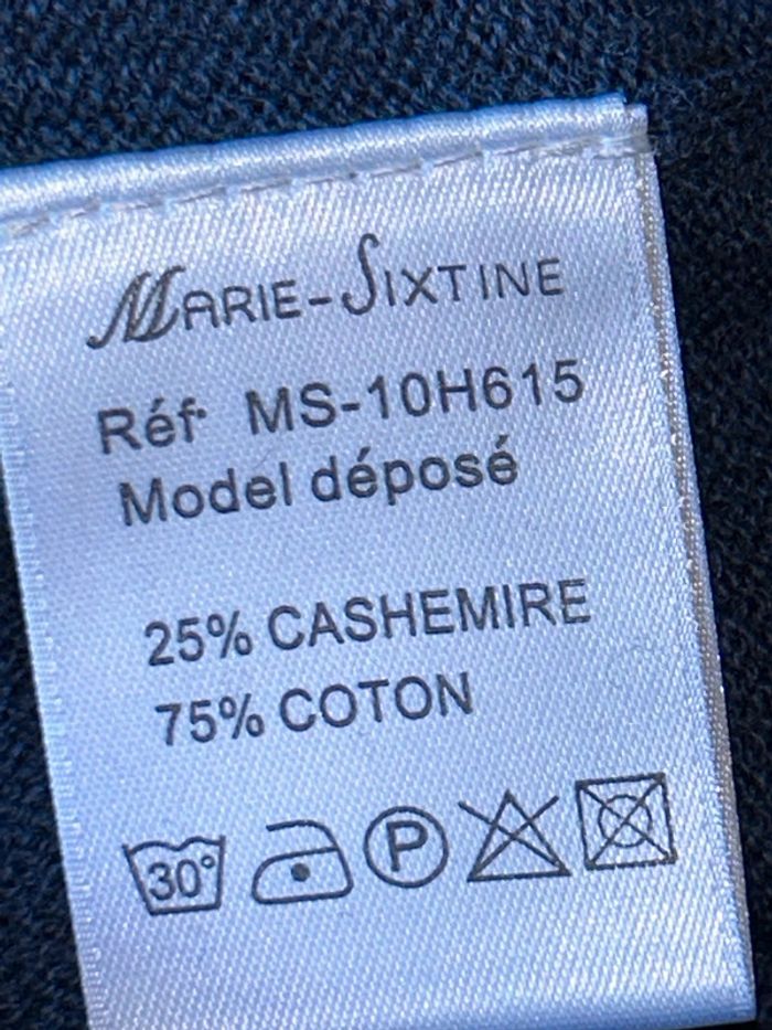 Pull marine étoiles 38 Marie-Sixtine neuf - photo numéro 4