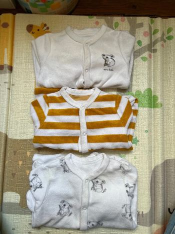 Lot de 3 pyjamas hiver