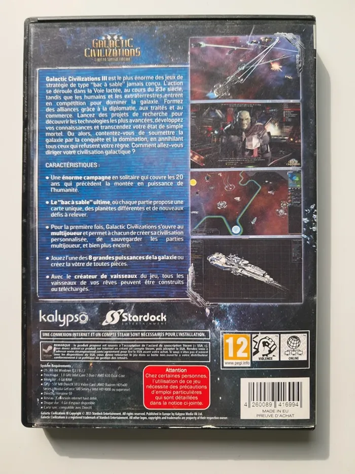 Jeu vidéo PC Galactic Civilizations III Limited Special Edition - photo numéro 3