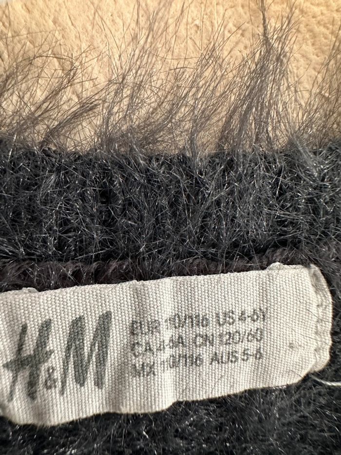 Sweat grise tout doux imprimée à licorne fille 5-6 ans H&M - photo numéro 7