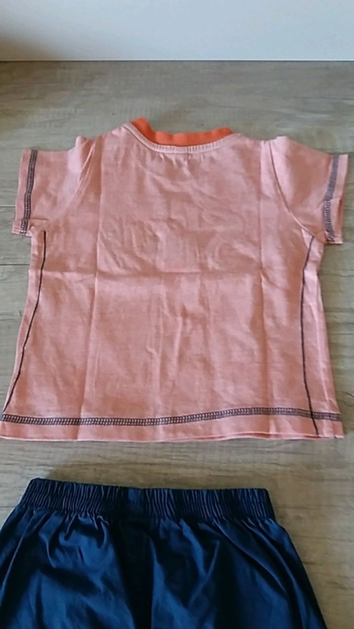Ensemble short + Tee shirts 12 mois - photo numéro 4