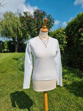 Mango pull blanc * taille S *
