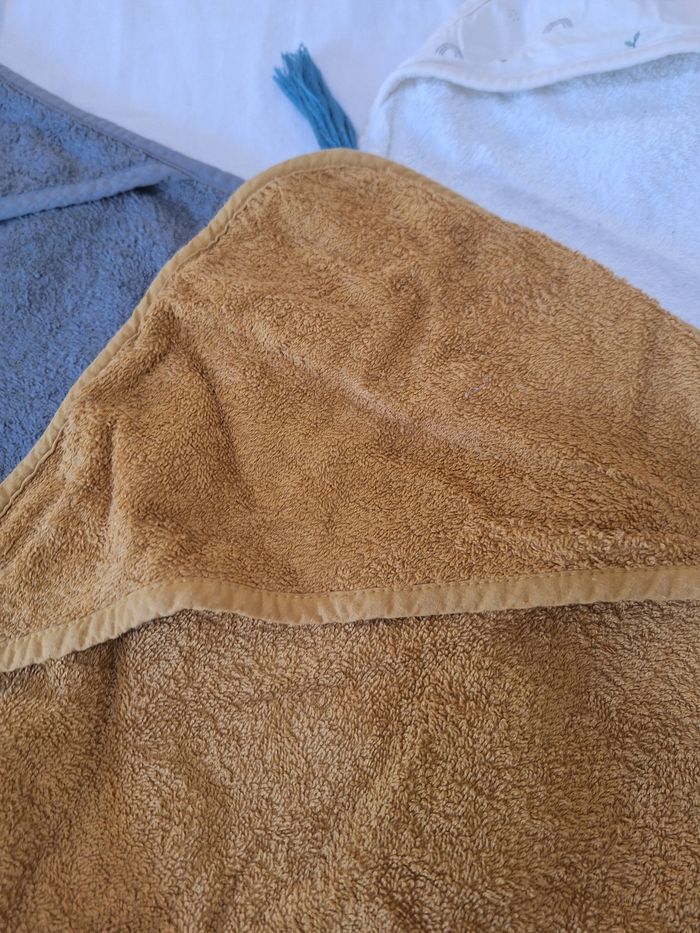 Lot de 3 capes de bain, 70x70cm - photo numéro 4