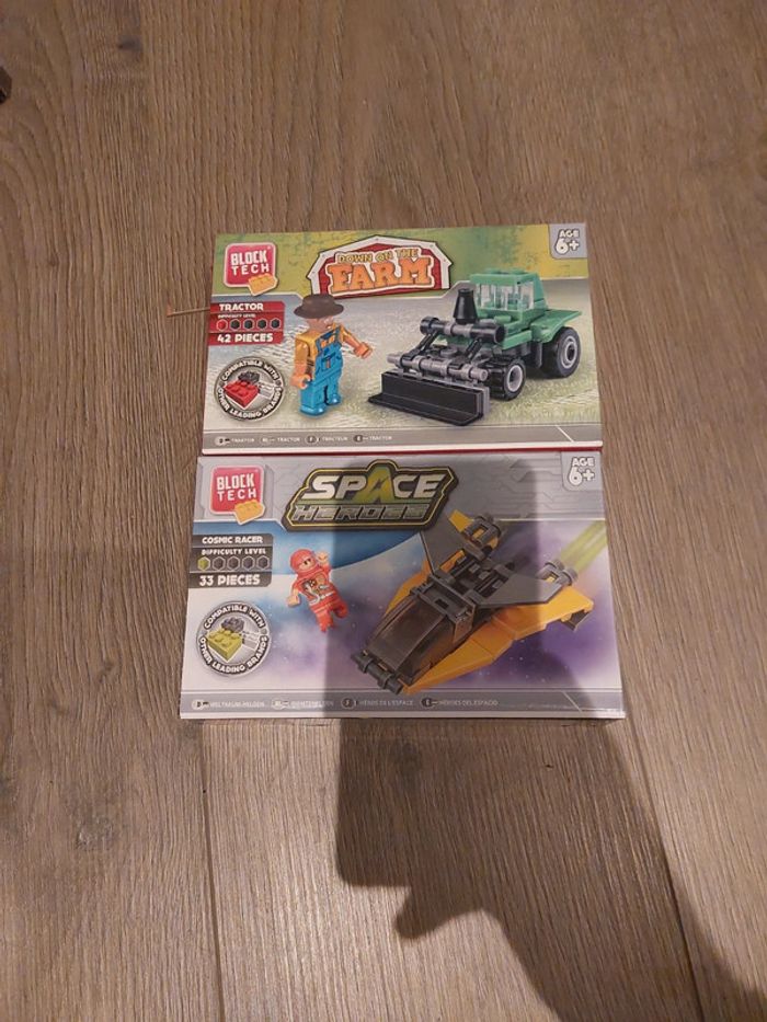 Jeu construction avec figurine
