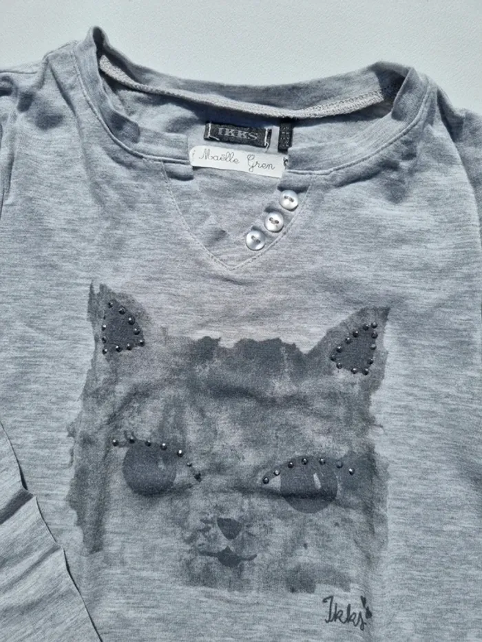 T-shirt ikks 4 ans - photo numéro 2