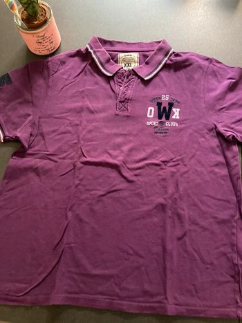 Polo tee shirt vêtement homme taille XXL