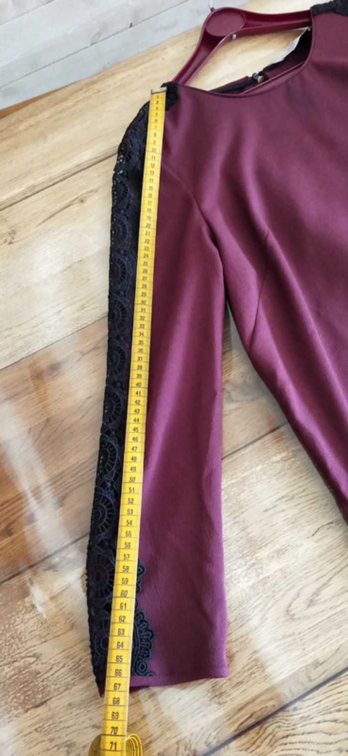 Blouse habillée manches dentelle Un jour ailleurs - photo numéro 7