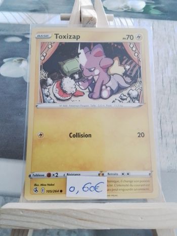 Carte Pokémon Toxizap 105/264