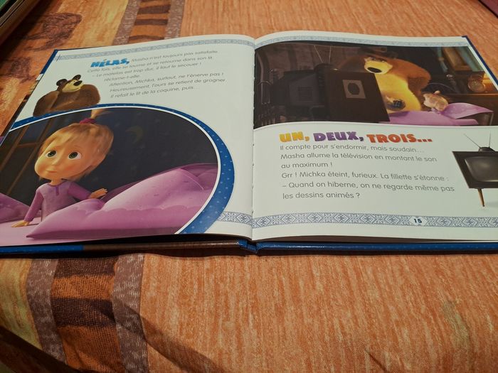 Masha et michka au lit masha - photo numéro 2