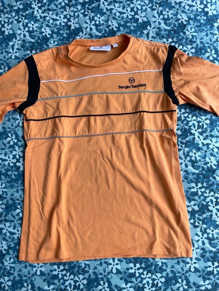 3 pièces survêtement bas et veste et tee shirt Sergio Tacchini - photo numéro 3