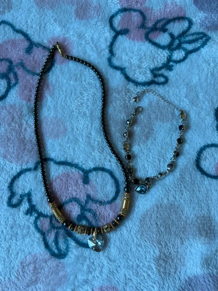 Ensemble pendentif cœur