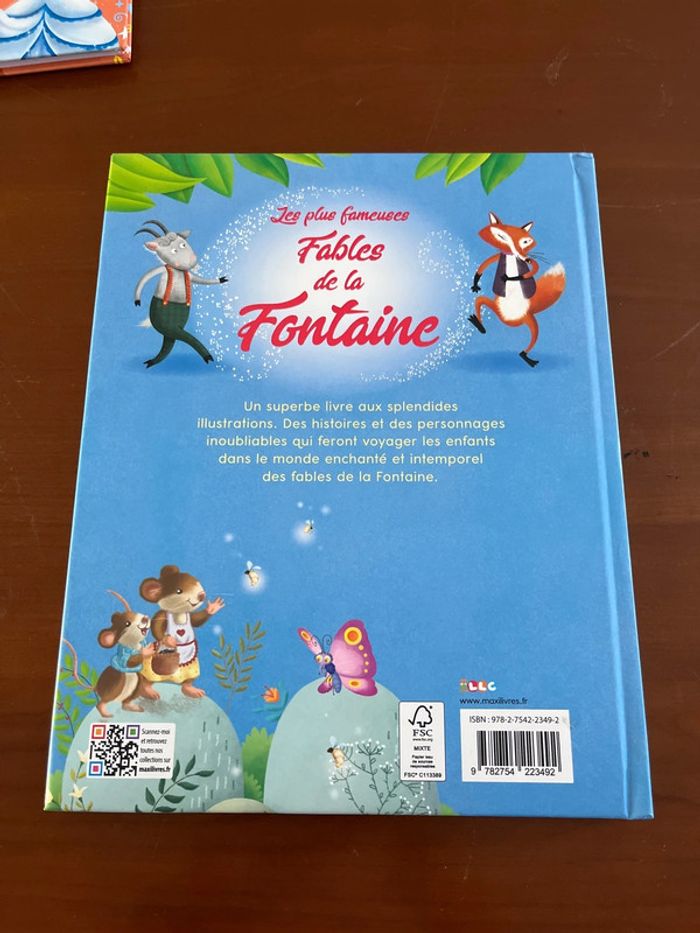 Livre les plus fameuses fables de La Fontaine - photo numéro 2