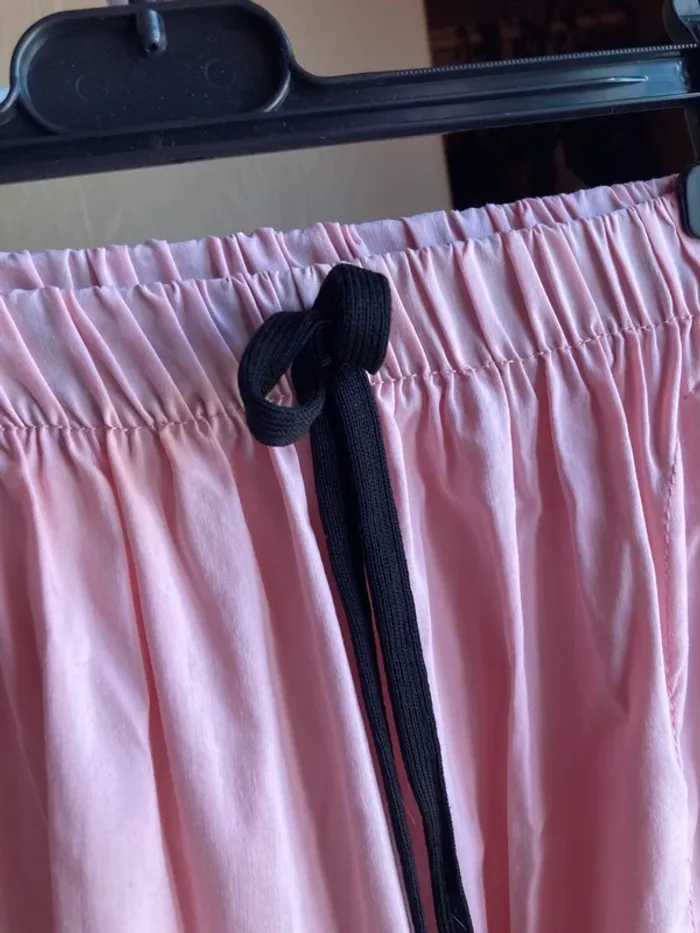 Superbe jupe longue vintage avec poches rose bonbon et noeud - photo numéro 11