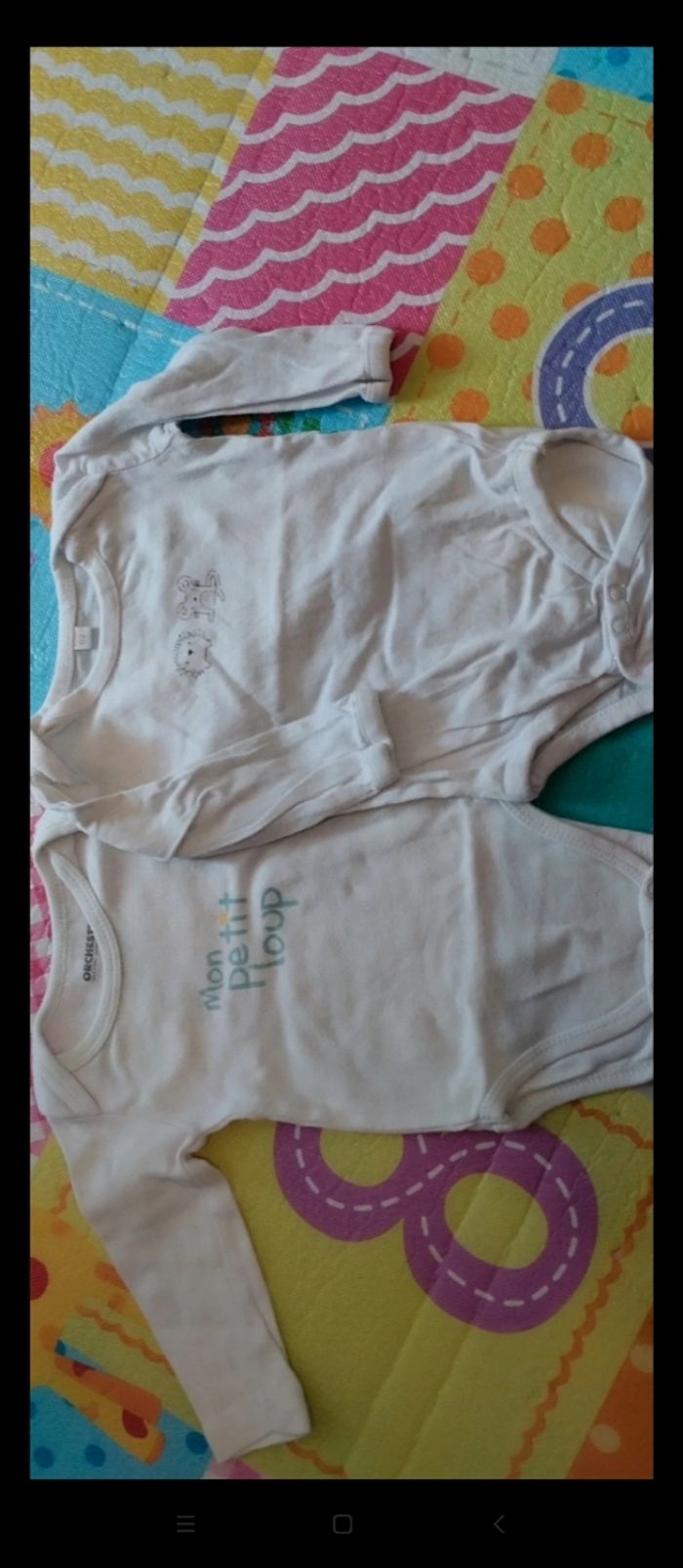 Body bébé 3 mois