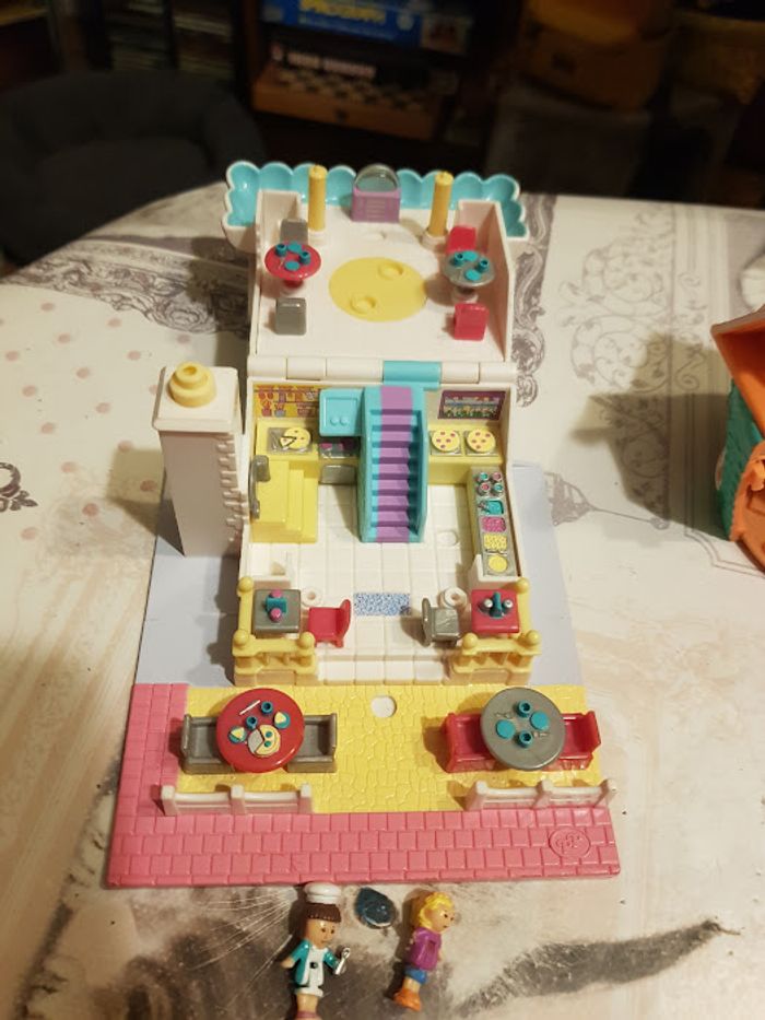 Polly Pocket vintage - 1993 Pizzeria maison + set mini market 1995 vivid imaginations - photo numéro 6