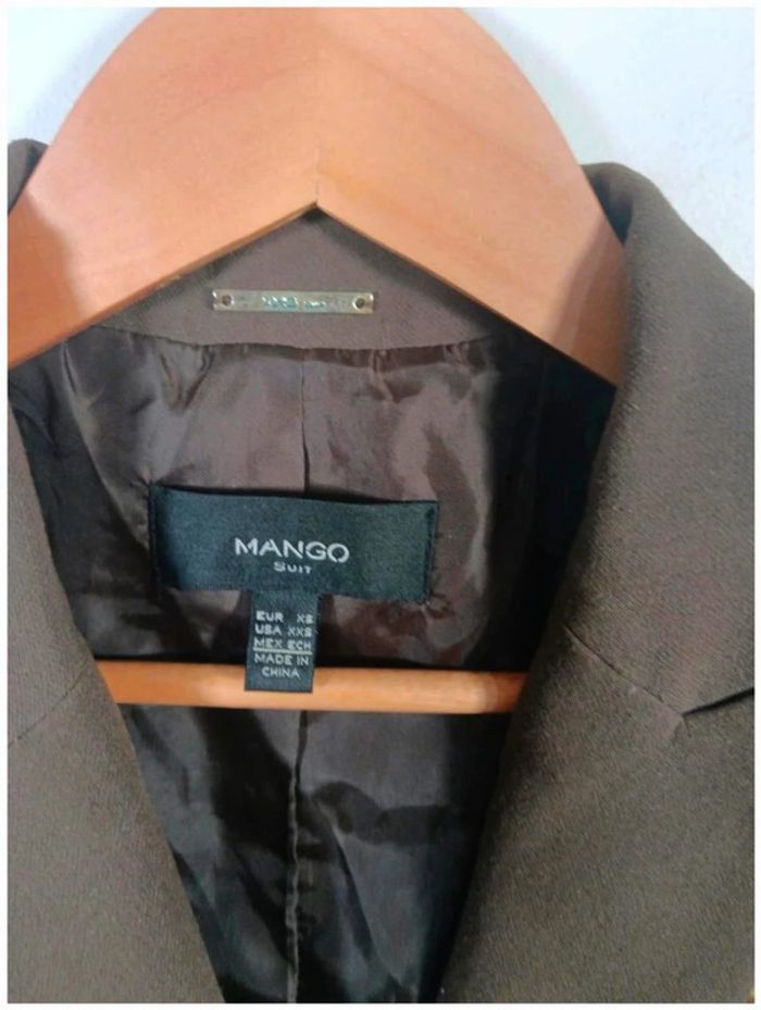 C8 blazer kaki Mango XS - photo numéro 3