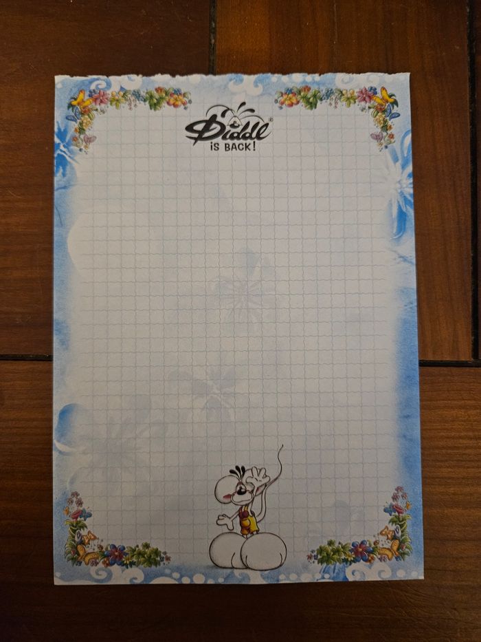 Lot de 9 feuille diddl is back - photo numéro 2