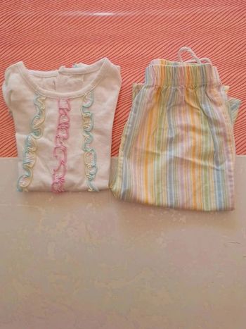 Tee shirt pantalon léger frais 18 mois