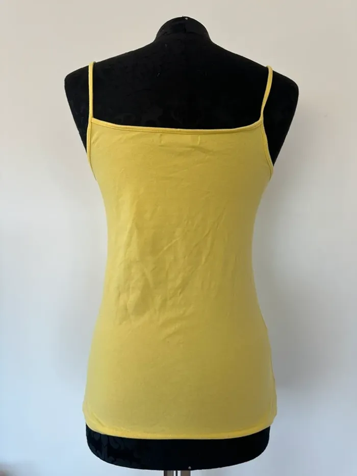 Débardeur jaune à bretelles - photo numéro 2