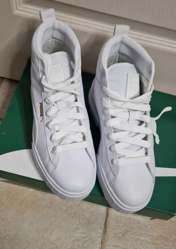Baskets Puma Maze Mid blanche - photo numéro 6