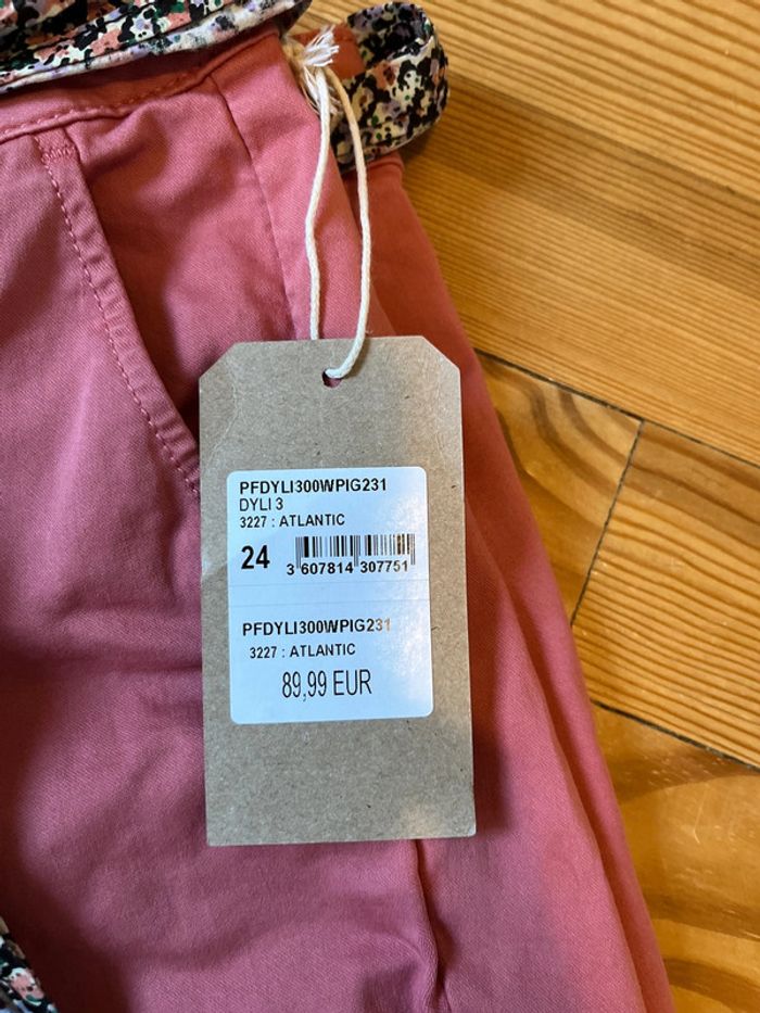 Pantalon chino Dyli rose Le temps des Cerises taille 24 - photo numéro 2