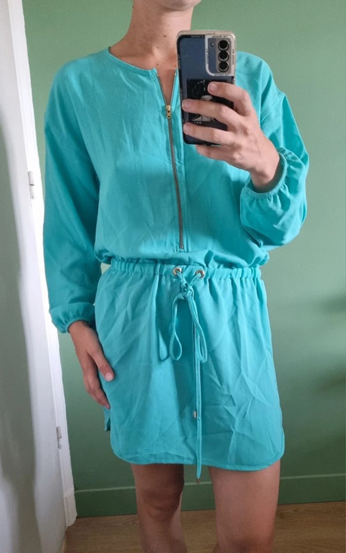Robe bleue d'été - photo numéro 2