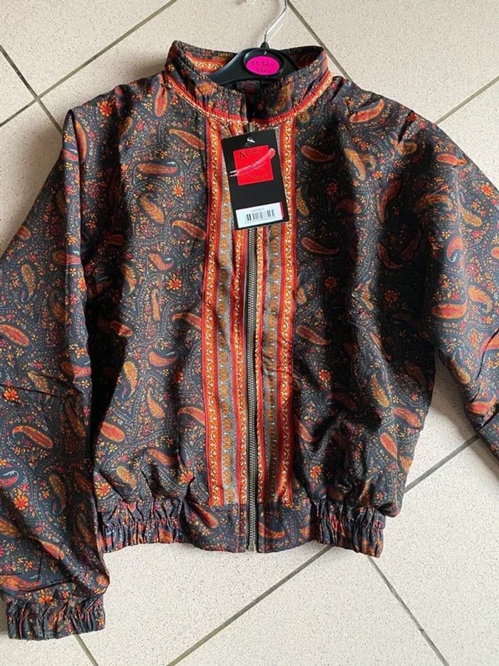 Veste Bombers intérieur doublé polaire Aller simplement taille S XS Neuf - photo numéro 2