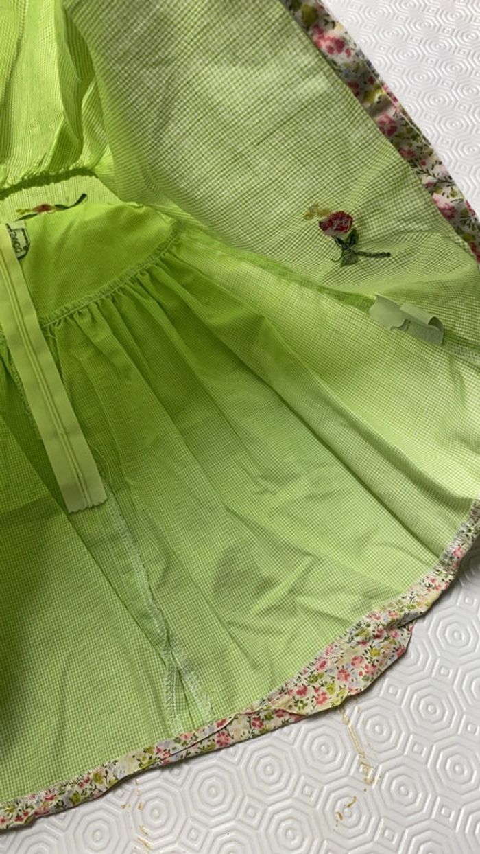 Robe vichy verte - photo numéro 4