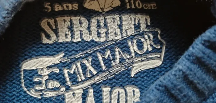 Pull mailles à rayures Sergent Major 5 ans - photo numéro 6