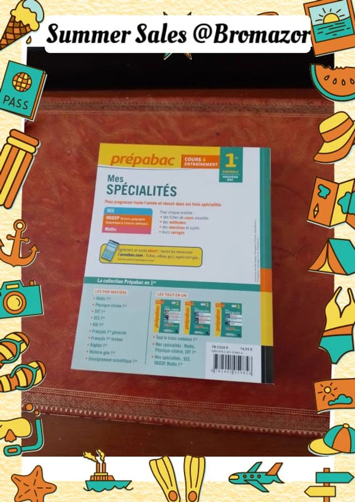 Prépabac mes spécialités 1ere Ses Hggsp Maths - photo numéro 2
