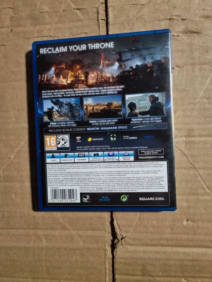 Final Fantasy XV pour PS4 - photo numéro 2