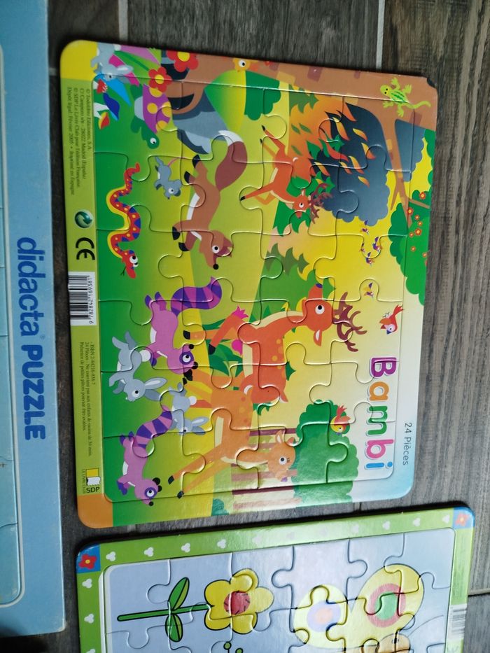 Lot de 4 puzzles 20,24,34 pièces - photo numéro 2