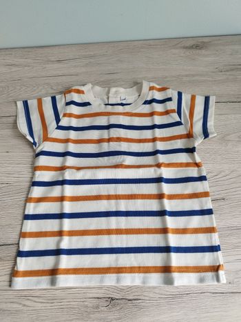 Tee-shirt manches courtes garçon 24 mois