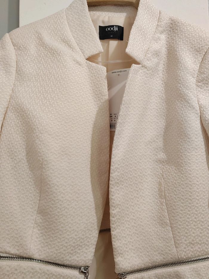 Blazer crème taille M - photo numéro 2