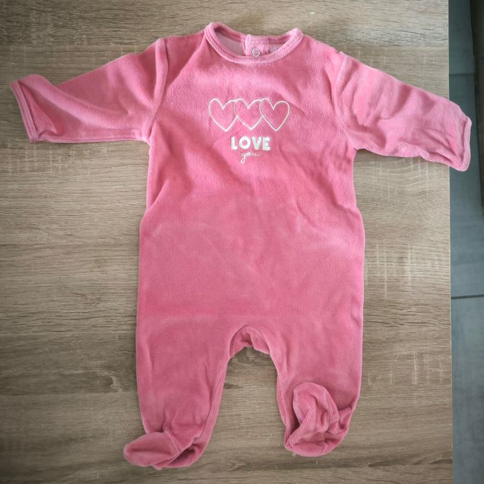 Pyjama velours taille 3 mois - photo numéro 5