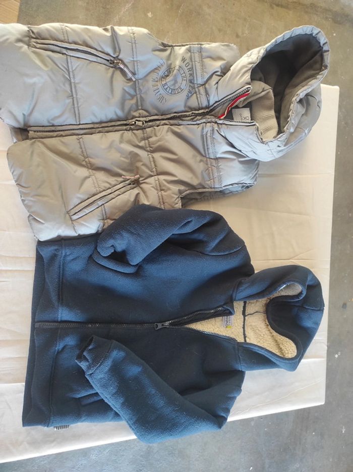 Veste polaire et doudoune sans manche