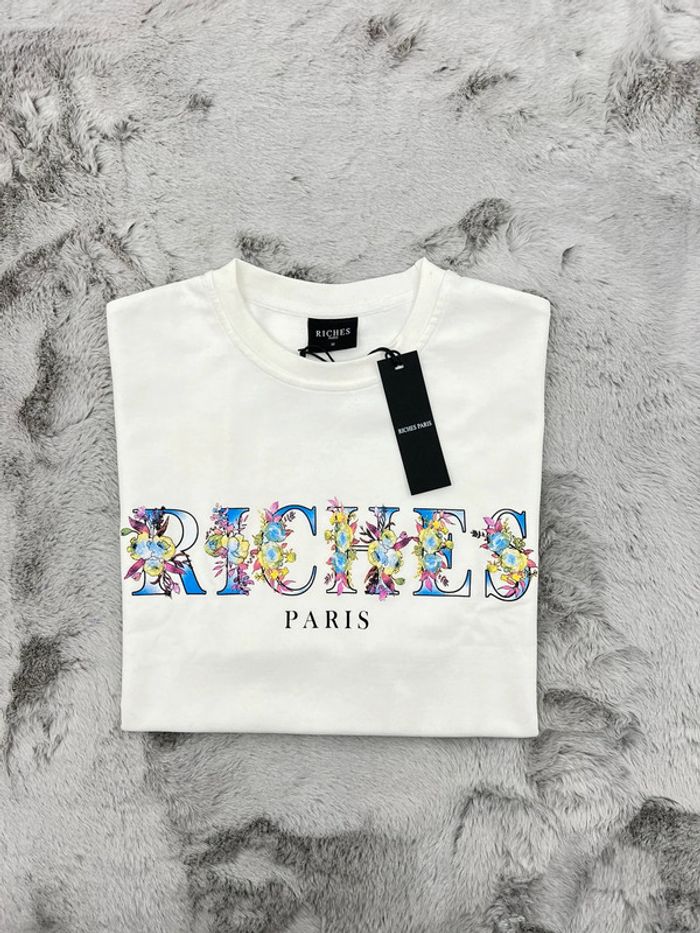 T-shirt Riches Paris Oversize brodé - Taille M