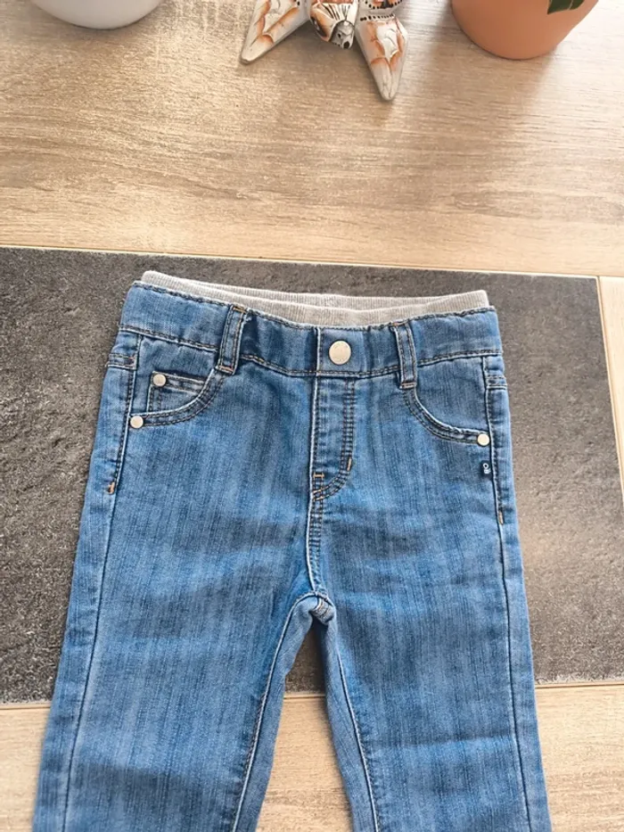 Pantalon jean souple garçon 12 mois obaibi - photo numéro 5