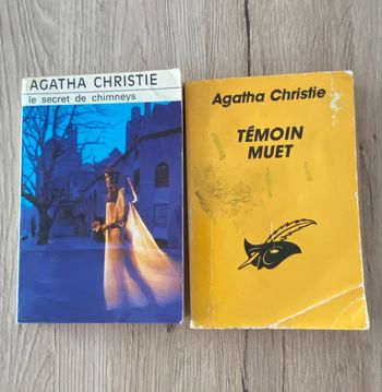 Lot 2 livres d’Agatha Christie