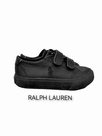 🌿Basket Ralph Lauren enfant taille 22 noir scratch