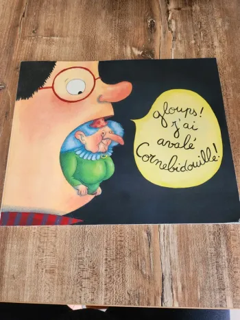 Livre Gloups ! J'ai avalé cornebidouille de Pierre Bertrand l'école des loisirs très bon état