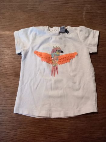 T-shirt fille 6/9 mois