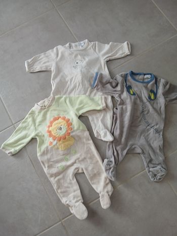 Lot pyjamas velours