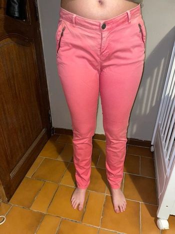 pantalon rose camaieu M