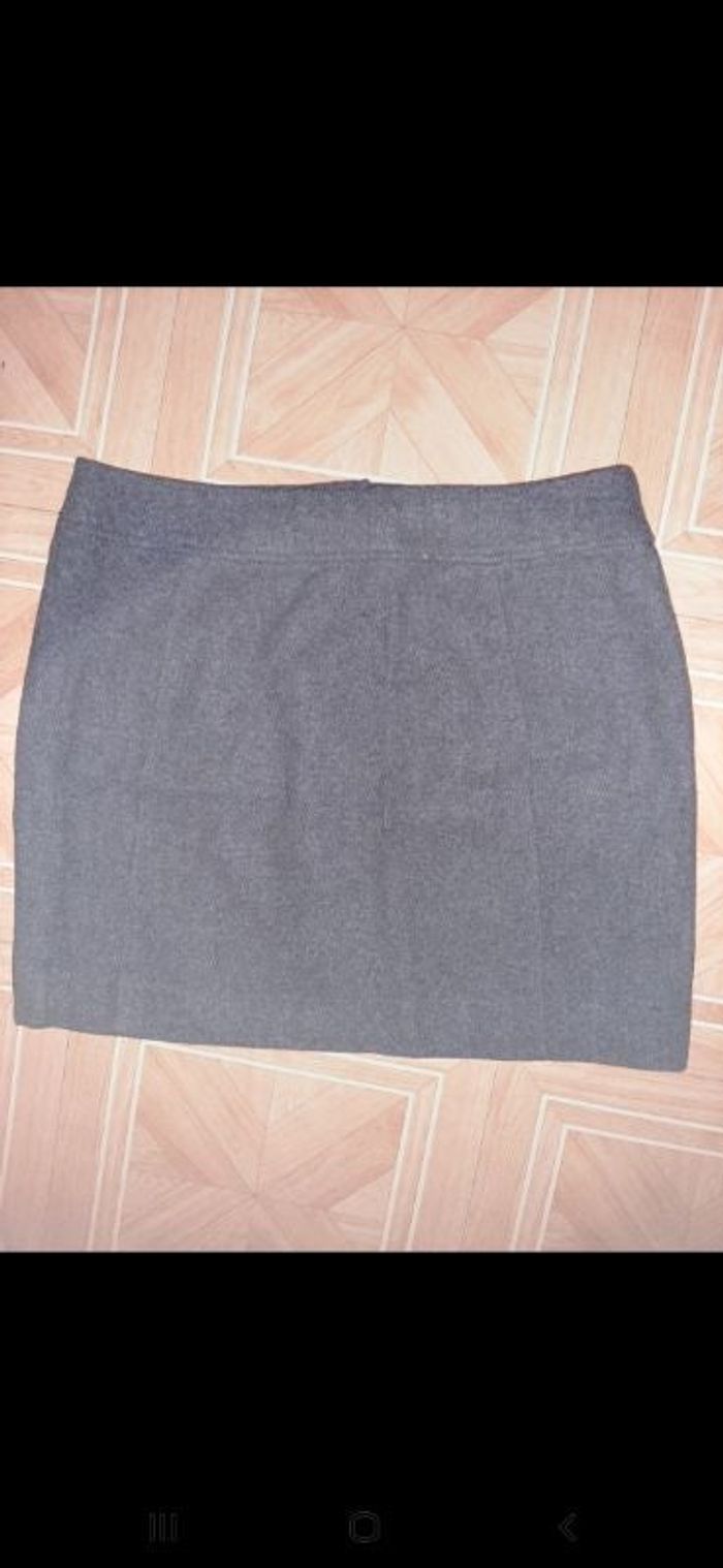 Jupe courte gris foncé 42 H&M