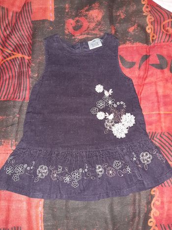 Robe violette 3mois