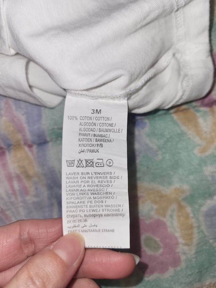 Tee-shirt fille 3 mois - photo numéro 2