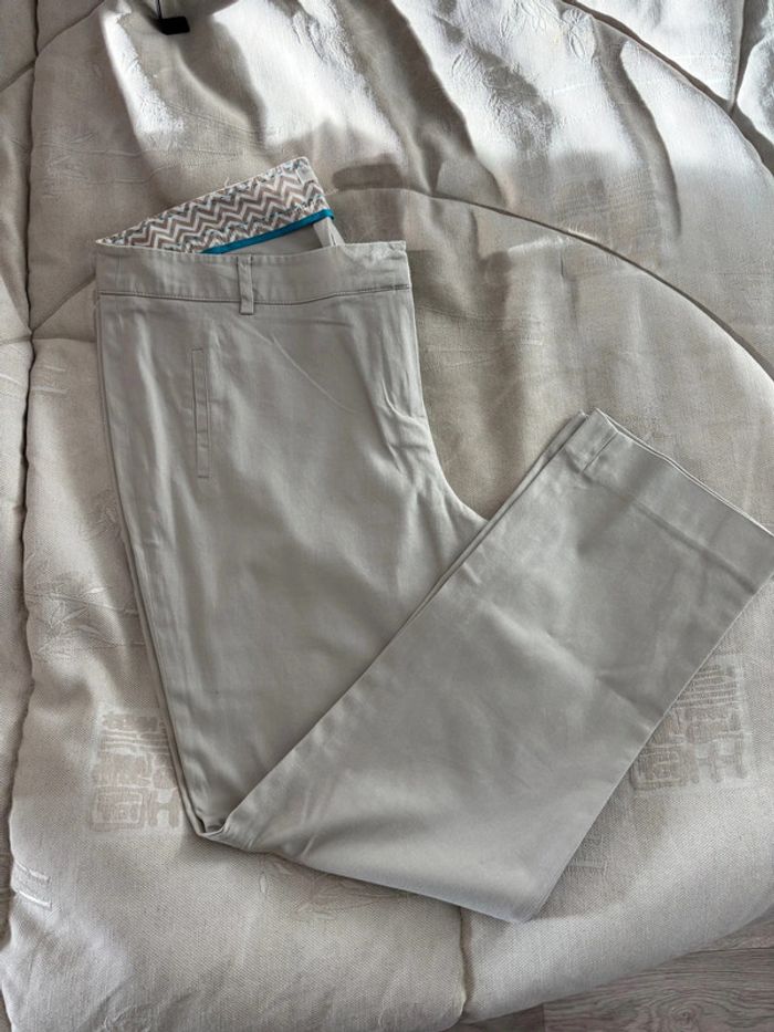 Pantalon gris clair