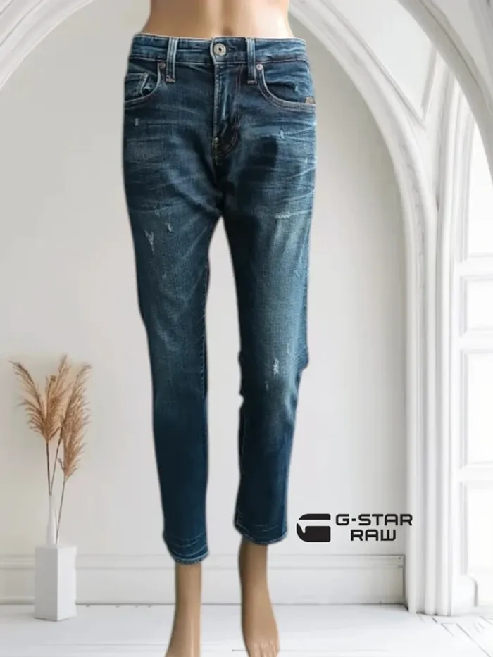 Jean G-STAR raw coupe boyfriend skinny ,taille mi-haute ,stretch